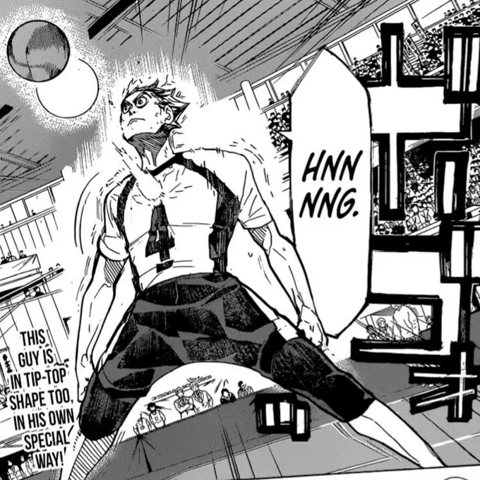 haikyuu 386 spoilers 
.
.
.
.
.
MY BIG TIDDY KING STRIKES AGAIN 