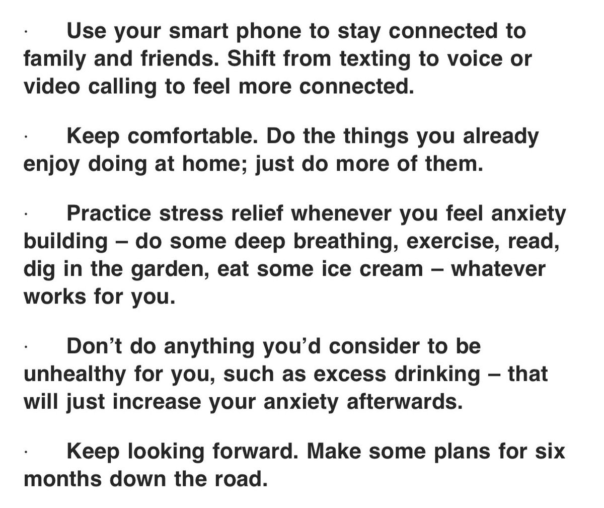 WeAreBCS's tweet photo. Thank you @MentalHealthAm for sharing these tips on how to cope with anxiety. https://t.co/PgcxNVJstA