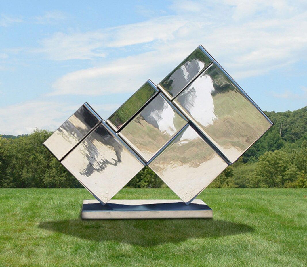 Beverly Pepper (EEUU. 1922-2020)La hemos perdido hace un mes, pero ha dejado una obra impresionante, por tamaño, por la dureza de sus materiales que sib embargo logró moldear para que sean elegantes y ligeros.Comenzó sus estudios en NYC aún siendo adolescente.