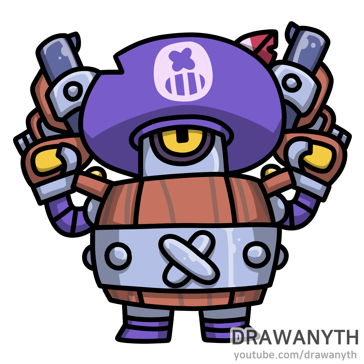 Drawany On Twitter How To Draw Darryl Brawl Stars Rework Https T Co 4ijgvjoaym How To Draw Darryl Brawl Stars Https T Co Piqde1oeib Brawlstars 브롤스타즈 ブロスタ 荒野亂鬥 Darryl Https T Co Rpgu3fs326 - brawl stars para pintar deril