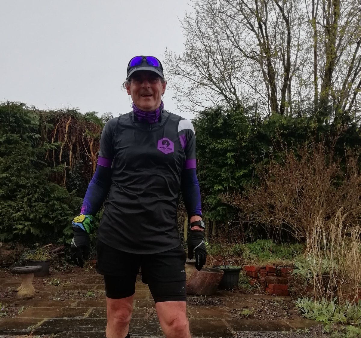 Group Leader Chick ran the "Virtual Bath Half" close to home in Glos this morning, rather than attend the mass event; the movement started given likely imminent banning of mass gatherings in the UK. VBH runners got together online to ensure charities would still benefit.