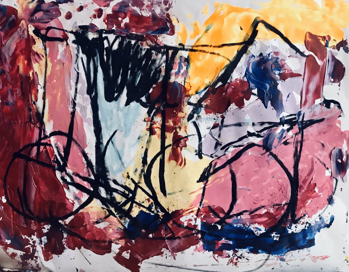 “Spring”  22 X 24” acrylic/paper  #modernart #contemporaryart #abstractart #abstractexpressionism #neoexpressionism #lowereastsideart #artgallery #newyorkartist #painting #arte #artcollector #americanartmuseum #artwork #contemporarypainting #moma #newyorkartgallery
