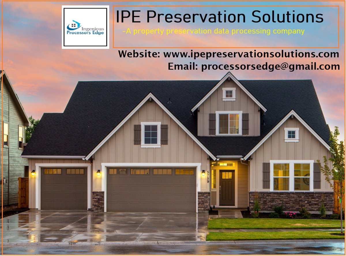 ProcessorsEdge's tweet image. @ProcessorsEdge  #propertypreservationspecialist #propertypreservationexperts #propertypreservation #propertypreservationcontractors #propertypreservationlife #property #bpo