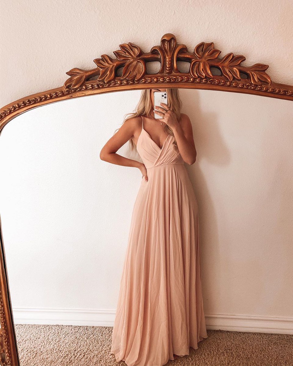 heavenly hues taupe maxi dress