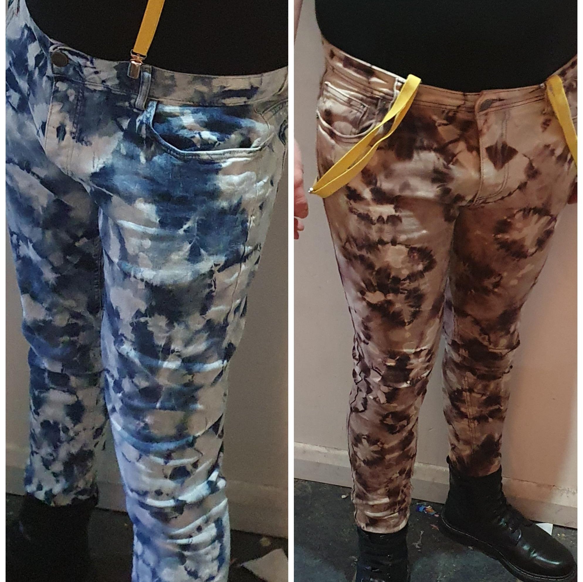 Skinhead bleached jeans 2025