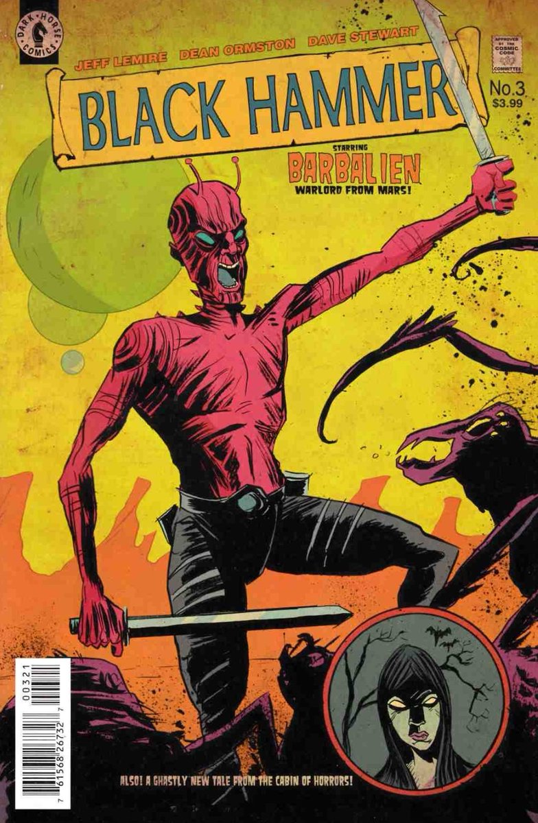 PeaceLoveComics's tweet photo. BLACK HAMMER!!
If you haven't started reading the best superhero stories on comics, here's your chance. 6 classic superheroes are stuck on a farm in another dimension....classic superhero mixed with Lemire's small town storytelling
#ComicQuarantine https://t.co/r9QA5PYa9e