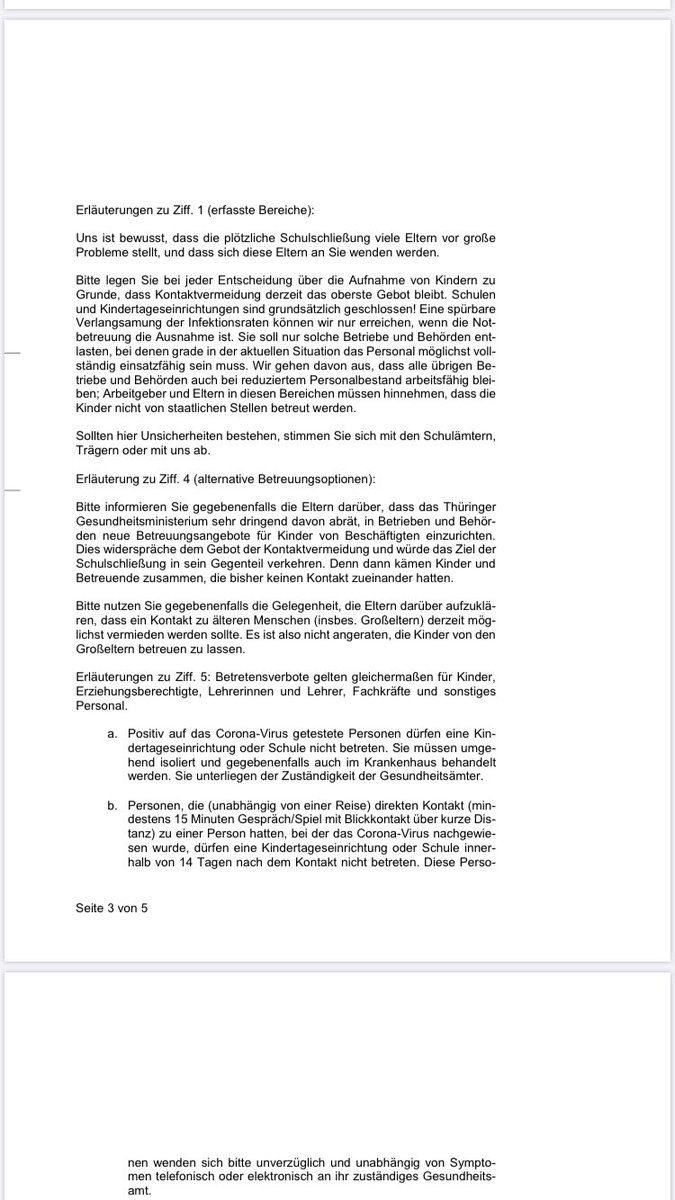 TorstenWolf_MdL's tweet photo. Wie weiter an den Thüringer Schulen und Kindergärten? Das #tmbjs Bildungsministerium hier offiziell. #corona #thueringen #bildung https://t.co/ZIpGjDpBax