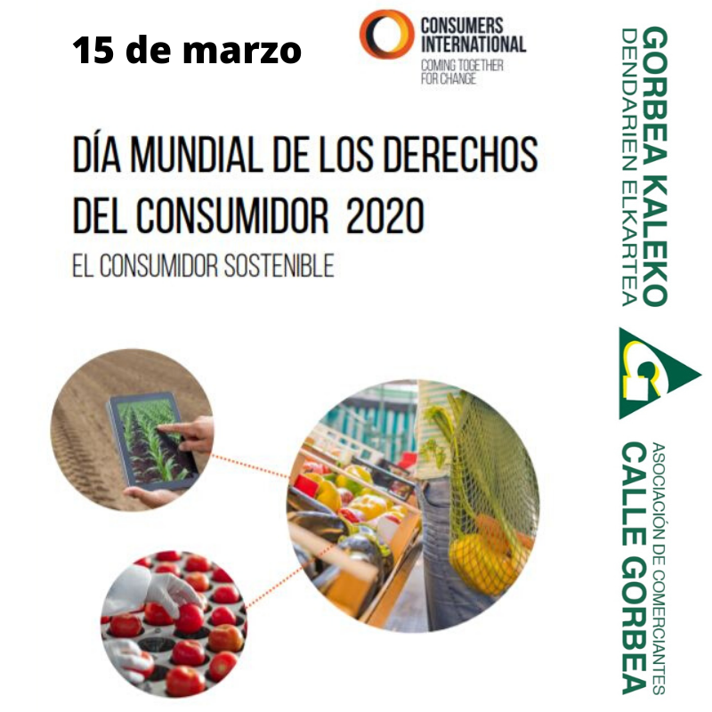 CalleGorbea's tweet photo. Hoy 15 de marzo, se celebra El Día Mundial de los Derechos del Consumidor.
#comerciovitoria #gasteiz #compraensingular #salimoshoy #paisvasco #vitoria #vitoriagasteiz #regalagasteiz #gasteizoparitu #euskaldendak #asociacioncallegorbea #callegorbea https://t.co/mxRZwMteqK