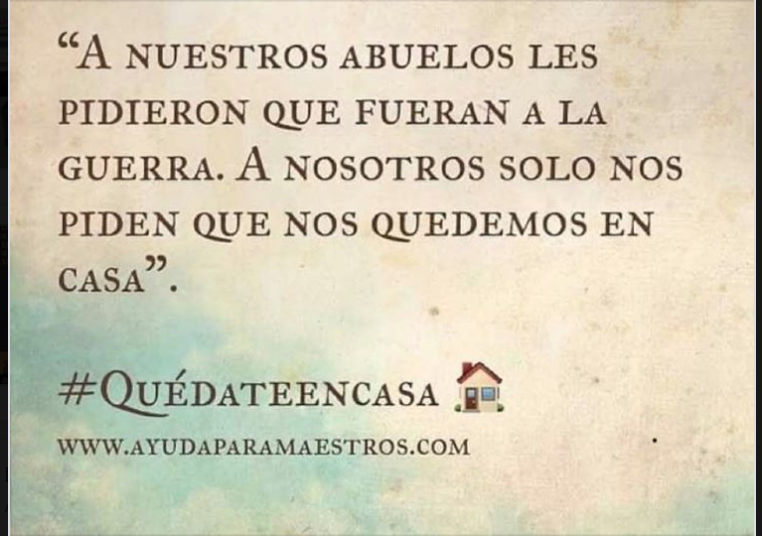 The LFA Annual Awards Ceremony has been postponed. 

The message below has been circulating in #PuertoRico 🇵🇷: 

“Our grandparents were asked to go to war. They are only asking us to stay home.” #StayHome #quédateencasa 🏡

#CoronaVirusUpdates #CoronavirusOutbreak