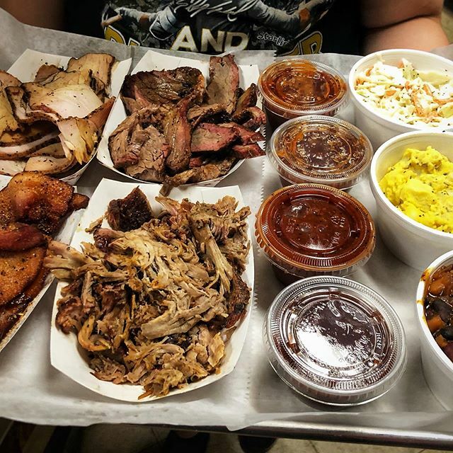 friesandslaw's tweet photo. We’re open regular hours today. Stock your fridge with a couple BBQ trays. https://t.co/r61QVUfbUB
