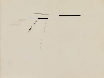Quedan muchas abstrochas pero voy a seleccionar unas pocas más.¿Seguís allí?¡Vamos a otras latitudes!Nasreen Mohamedi (Pakistan-India. 1937-1990)Formada entre la India y París, Mohamedi propone una obra lírica, casi frágil, con sutiles líneas y ligera textura visual.