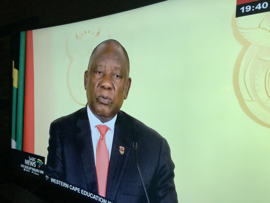 Welcome 🙏🏻 #CoronavirusOutbreak #CoronaVirusSA #covid19SA