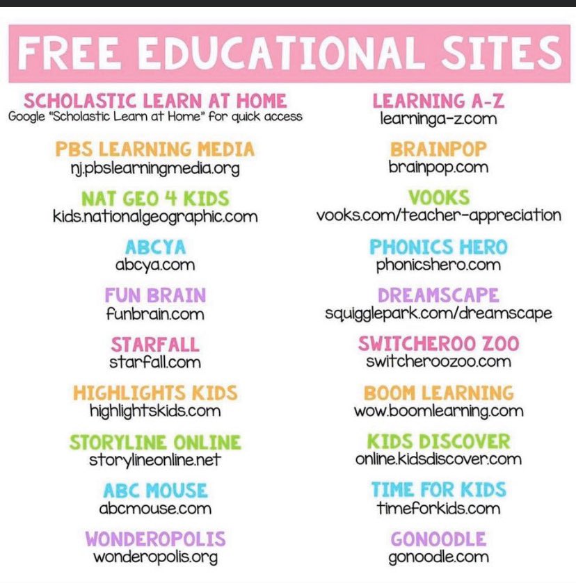 Free educational sites!  <a href="/CrestwoodElem/">Crestwood Elementary School</a> @CWESPrincipal <a href="/CrestwoodESPTA/">Crestwood PTA</a>