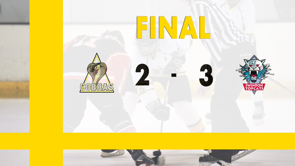 A hard fought battle today! The Cobras put up a good fight in an exciting game against the top of the league Swindon Topcats but sadly fell a little short.
Thanks to all who came out to support us! 
We will see you at the next one! 🐍🏒👊