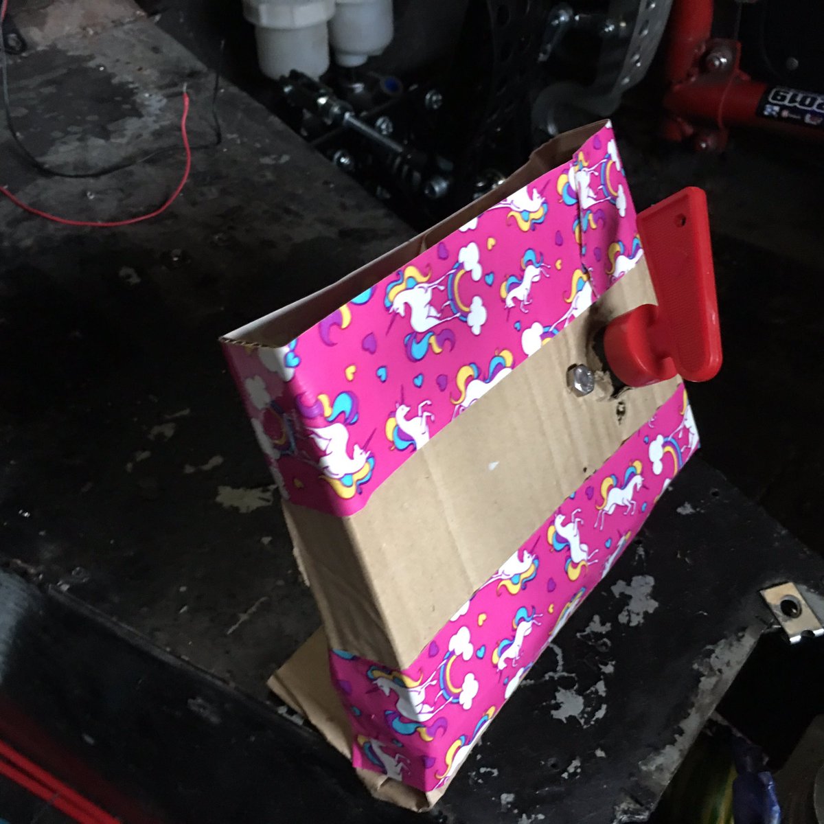 DuckSportCars's tweet image. Good week working on the car including some CAD supported by @theduckbrand unicorn duct tape unicorn 🦄 #cardboardaideddesign #cad