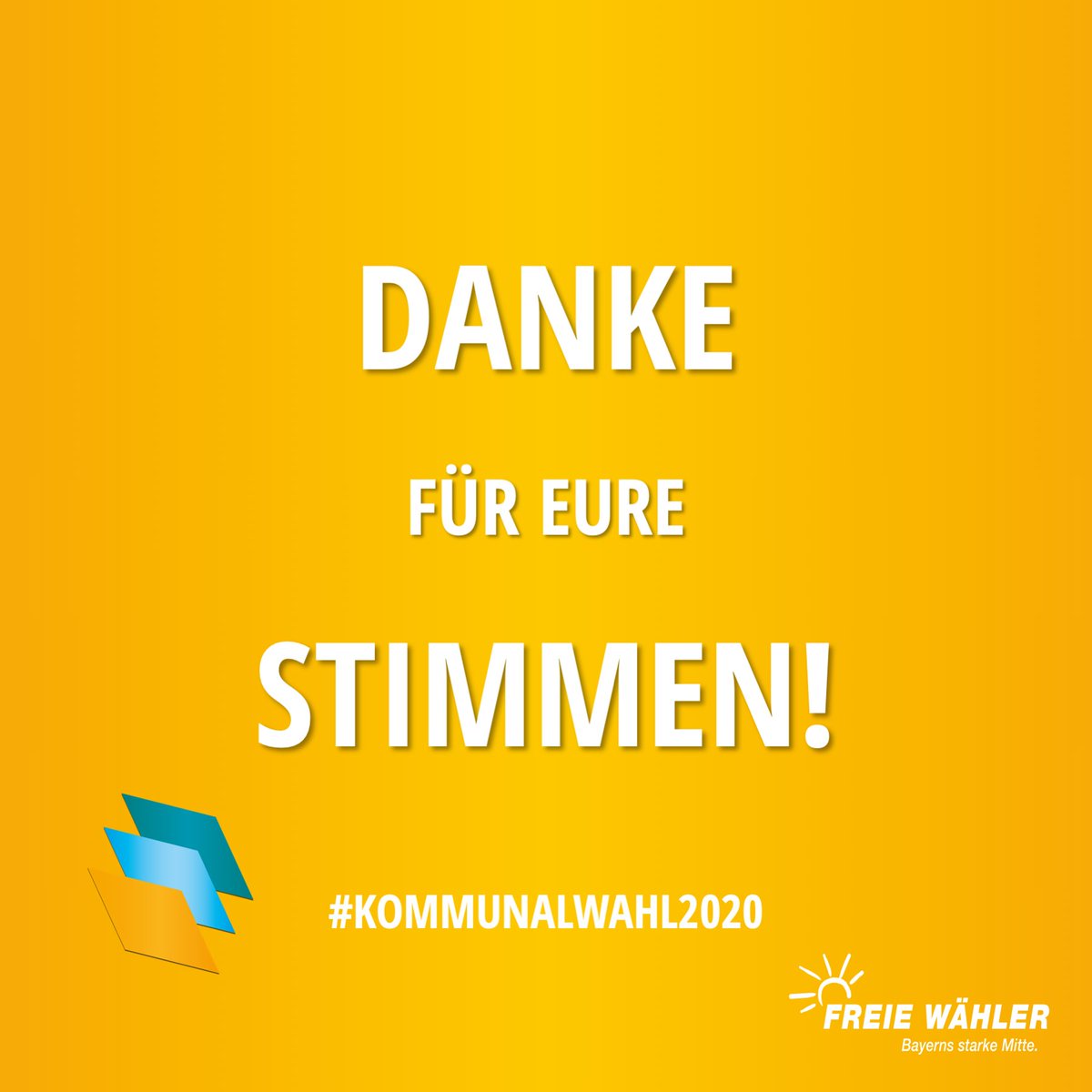 fw_bayern's tweet photo. Ein 🧡-liches #DANKE an alle Wählerinnen und #Wähler, die uns FREIE WÄLER gewählt haben! 😍 #FürDemokratie #FürBayern
#FWBayern #Kommunalwahl #Kommunalwahl2020 #Wahl2020 #KommunalwahlBayern https://t.co/gTHT4oApPn