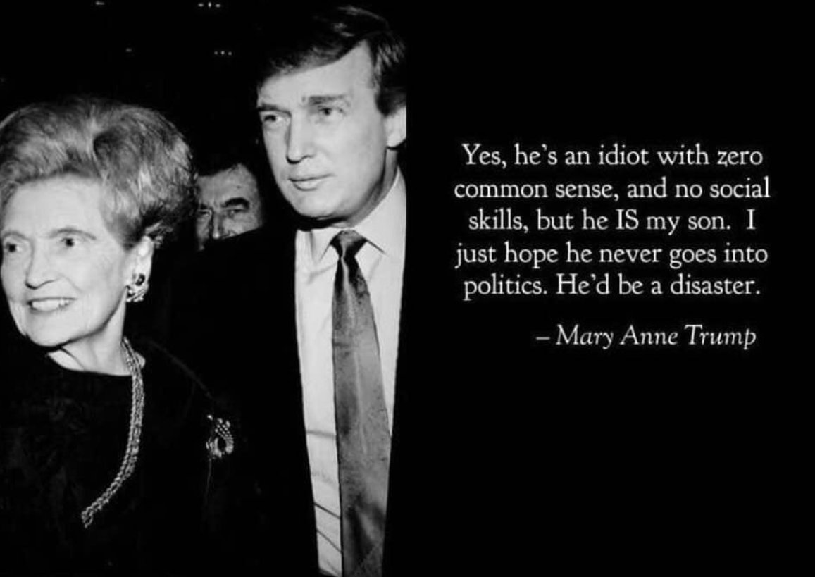 BrettKavanoball's tweet photo. @realDonaldTrump This quote your mom said was spot on!!! #MAGAVirus #maga #trumpisacoward #silverspoon #coronapocolypse #privatebonespurs #chairmantrump #dictatortrump #hitlertrump #StalinTrump #CambodianTrump #PoorAmericansLast #Americaisasham #failedexperiment #obesityinchief https://t.co/zLFs3fsdWg