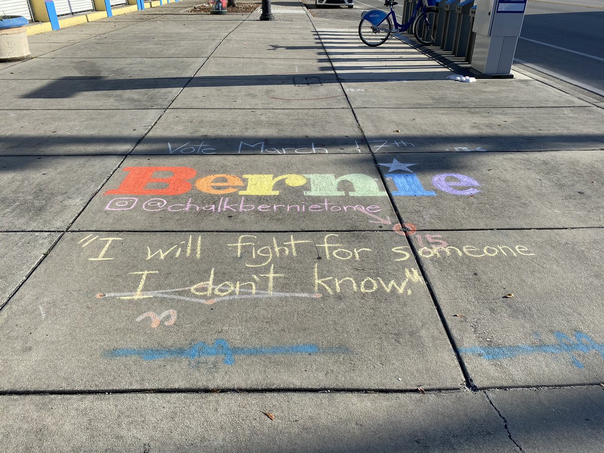 OurRev305's tweet photo. We are so honored Kris came to Miami to inspire people to join our Bernie family &amp; movement with his art and activism! #MiamiForBernie #OurRevolution #FLPrimary #Bernie2020 #FeelTheBurn https://t.co/v1ddYximMY