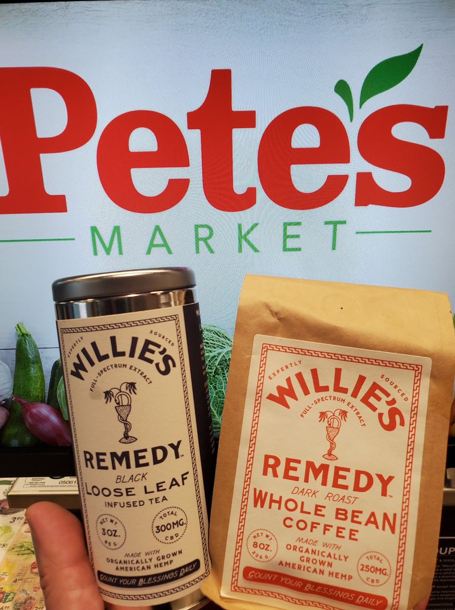 chicago_cbd's tweet photo. Willie's Remedy infused Loose Leaf Teas &amp; Coffees available now at Pete's Fresh Market in the Lotus Cafe. 
#MrCBDChicago #GrowingTogether
#PetesFreshMarket
https://t.co/yPTfDMJ9yn https://t.co/pPGOKUfyn8