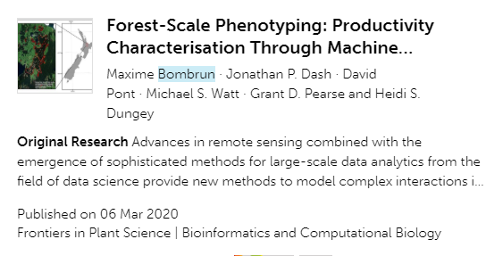 DungeyHeidi's tweet photo. Check out our awesome new paper on forest phenotyping, presented at #Phenome2020 @I_P_P_N #phenotyping #nzforestry @scion_research https://t.co/IDFemMNhCo