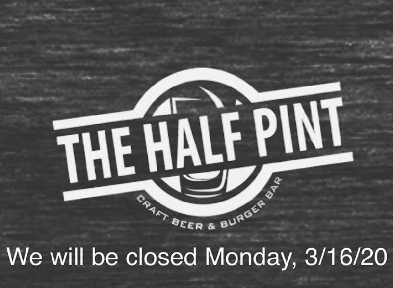 To our amazing patrons,
Thank you for all the love and support this evening as our establishment, and the state of Ohio, is going through many changes and rolling with the punches. We love you all and will be closed tomorrow 3/16. Stay safe out there...and WASH YOUR HANDS!