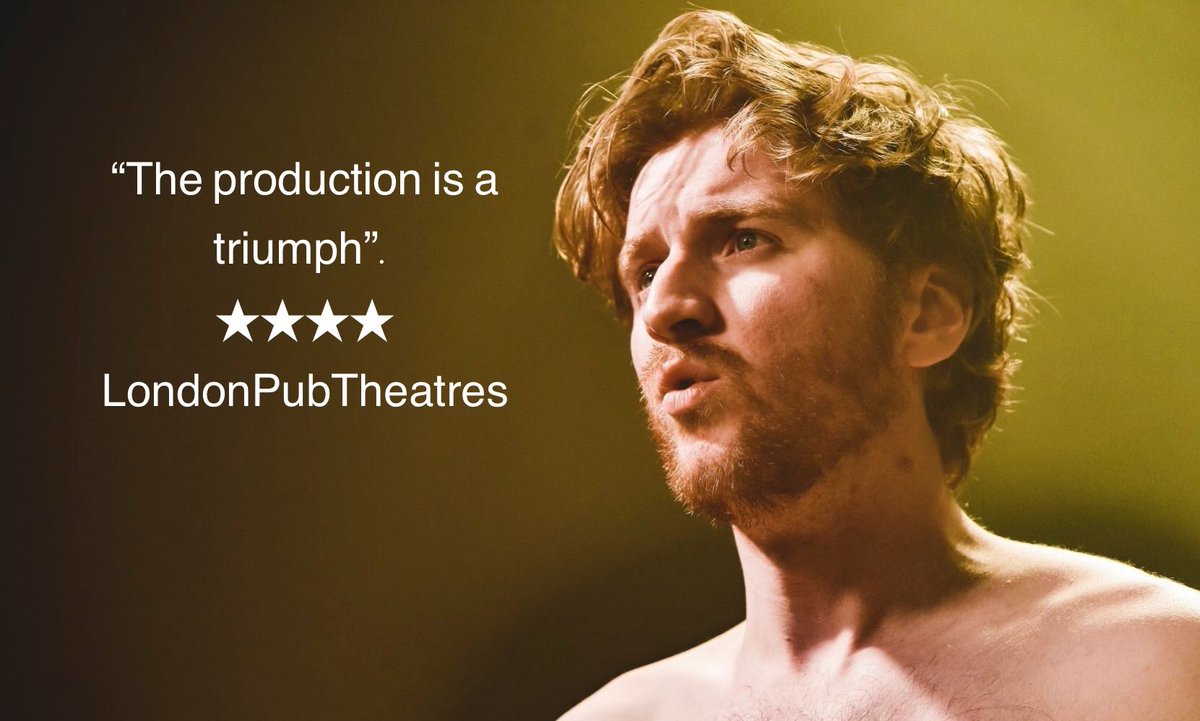 westwooddench's tweet photo. To @finborough to catch Sir Ryan of Whittle lead the cast of @NotJerusalem. Great performances all round &amp; a real sense of place/time in that most wonderful of spaces. Sir R his usual, brilliant self: dry, sardonic, funny, &amp; Best Hair (every damn time!). Runs for another 2 weeks! https://t.co/31MIVlBdBU
