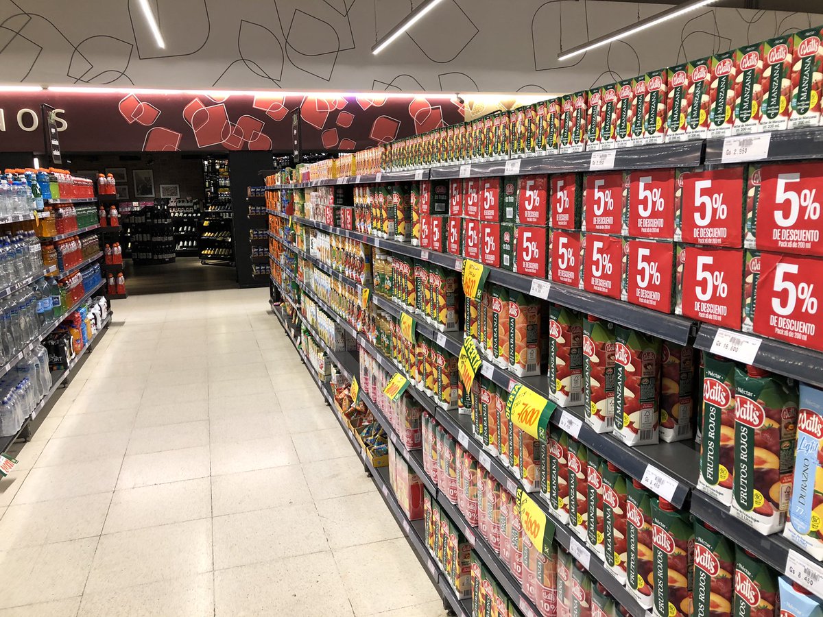 Ir al supermercado y encontrar las góndolas llenas en esta situación, me hace reflexionar sobre que afortunados somos de vivir en un país democrático y libre, nunca dejemos de valorar eso. 🇵🇾