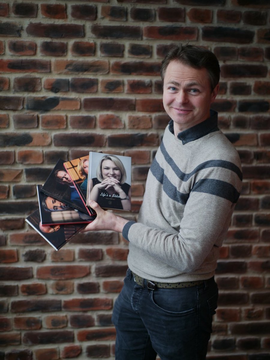 StoryTerrace's tweet photo. A very relieved @rutgernow post @BBCDragonsDen - thanks again @TejLalvani! #DragonsDen https://t.co/1lDnrqnBo9