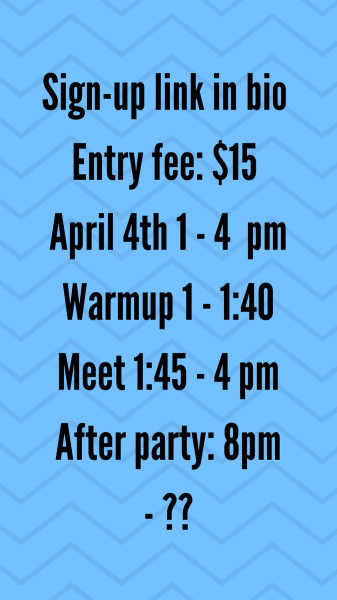 SwimClubWMU's tweet photo. Calling all Alumni! Here's all the info for the upcoming Alumni Meet. We hope to see all of you there!
Sign up: link in bio
Entries due by 3/31 @ 11:59pm
Cost: $15 (a alumni t-shirt will be available to purchase soon) 
Where: Gabel
When:  April 4th 1-4 pm
Party after the meet @ 8 https://t.co/XjVswd4vka