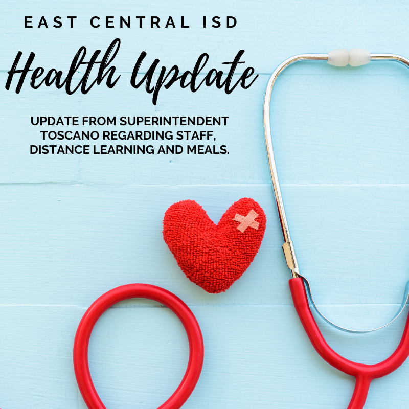 ECISDtweets's tweet photo. Please watch this update from Superintendent @rotoec  concerning a number of topics including staff reporting, distance learning plans, and meals for this week.

VIEW: https://t.co/icJOm1UkFo https://t.co/BBISb0LEmA