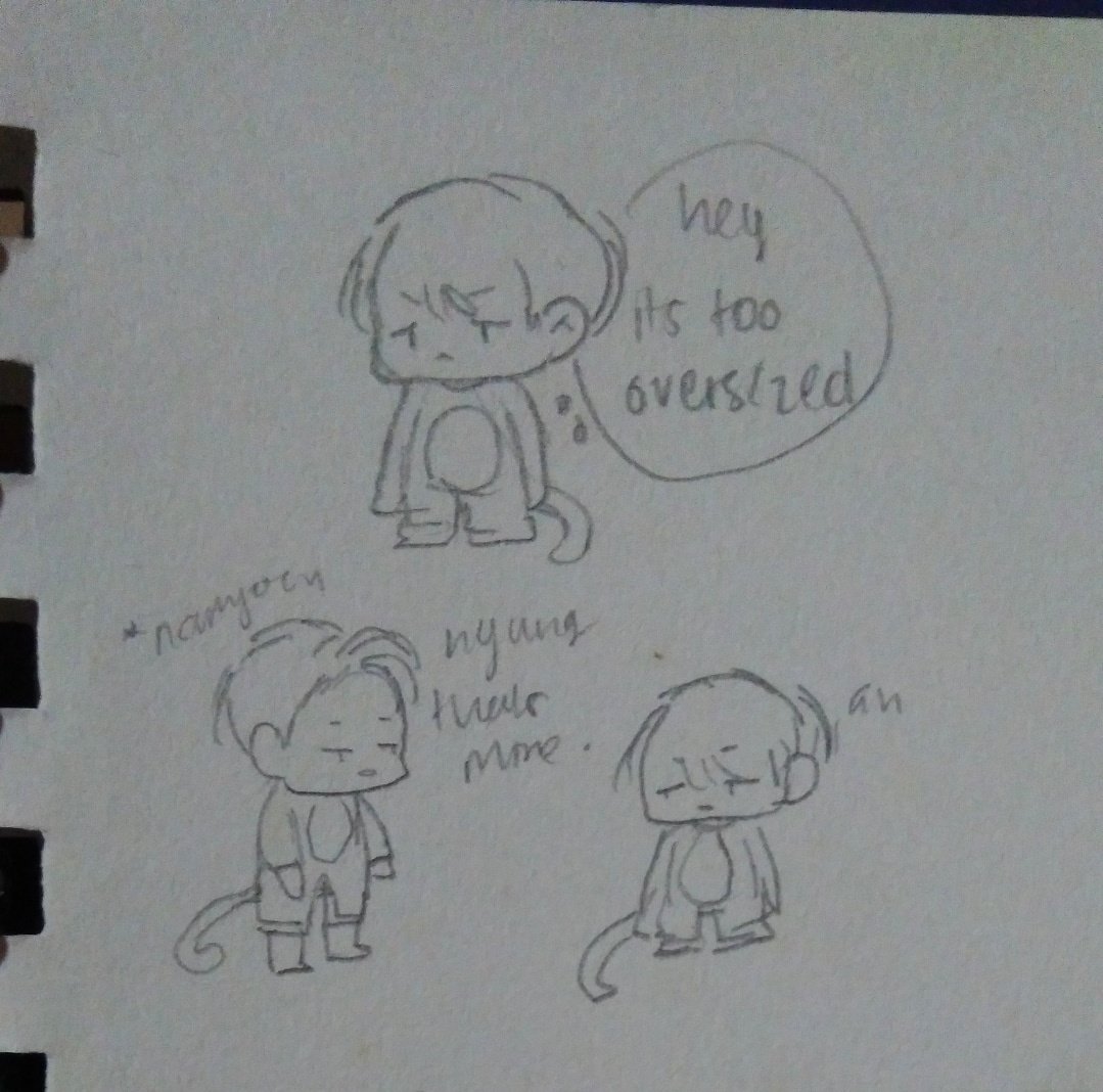 found my ol sketchbook and here's 2016 me trynna make bts chibis 