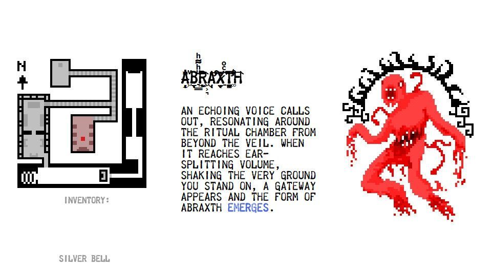 Auto-cannibalism. Demonic Seduction. Occult Rituals. Play <a href="/nmeunier/">AbomiNathan 🔜 Origins '24</a>'s This Book is a Dungeon on #Steam! #gaming goo.gl/nCFmAS    ~@