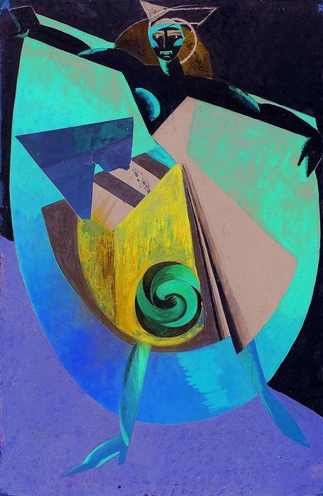 Además de sus pinturas, de Ekster cabe destacar su trabajo en diseñp escenográfico y de vestuario.Los artistas que la conocieron comentan las grandes “puestas en escena” de las reuniones en su casa.