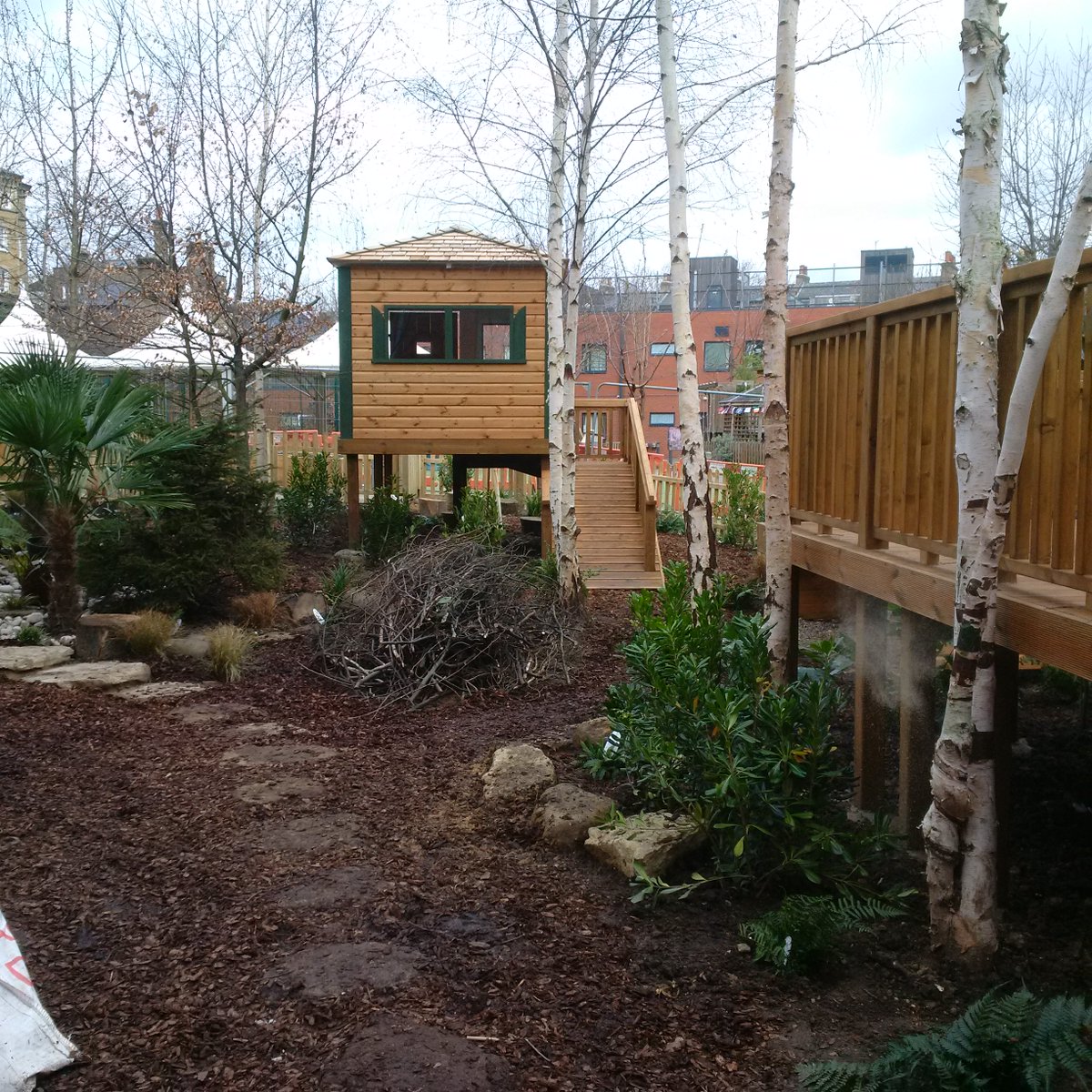 Schools_designs's tweet photo. The final stages of this amazing Natural School Garden. #EYFS #school #natural #garden #outdoors #learning https://t.co/dLotIGF5ne