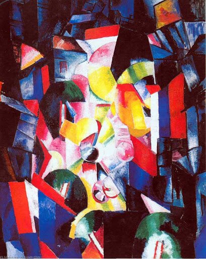 Aleksandra Ekster (Rusia. 1882-1949)Artista suprematista, cubofuturista y constructivista, también diseñadora de escenografía y vestuario.Formada en pintura y diseño en Rusia y Francia. Amiga de Picasso y Braque. Tuvo gran influencia en el Art Decó.