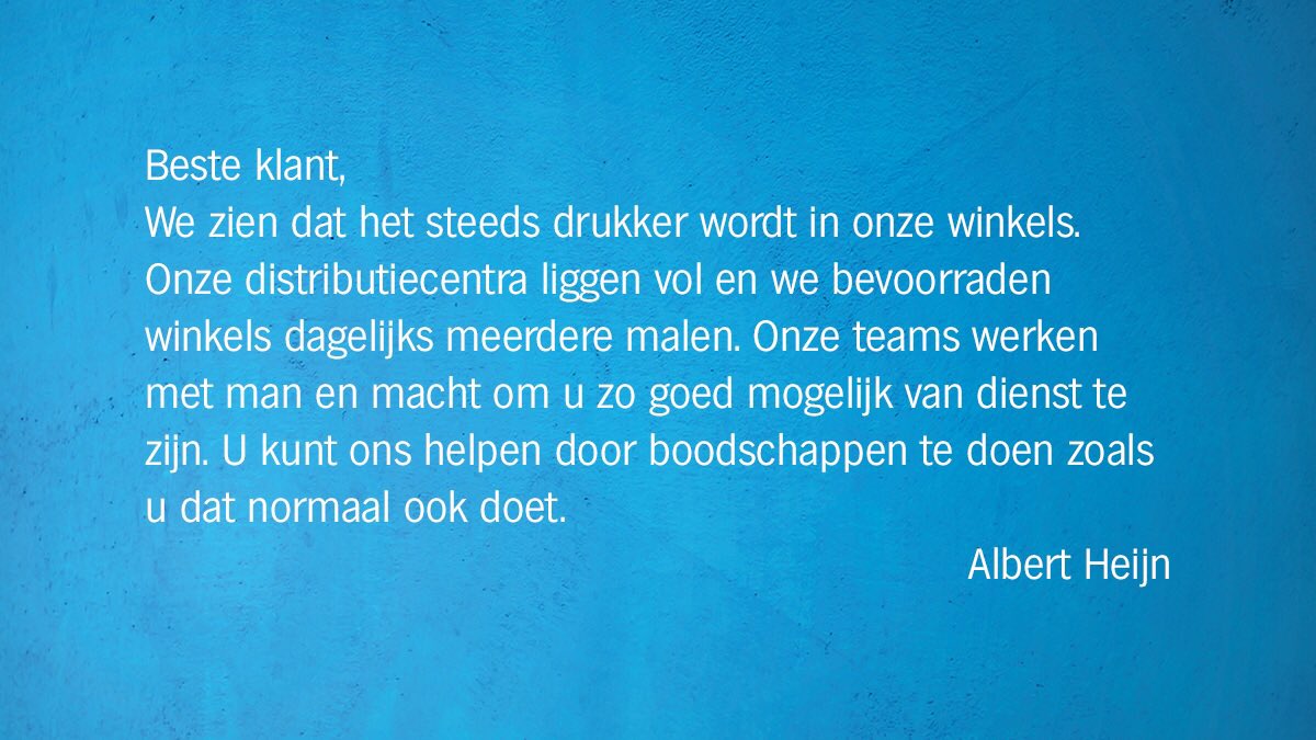 albertheijn's tweet image. 