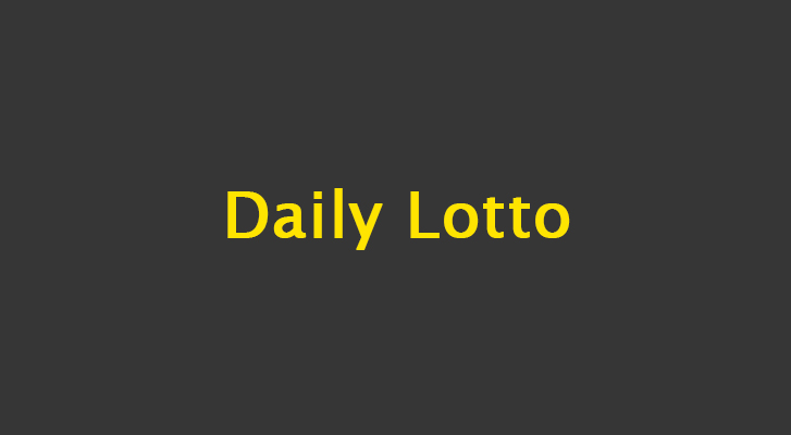 Daily Lotto Results on Sunday