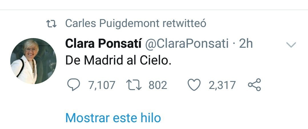 SecretosdeMadri's tweet image. Hay gente miserable y luego estás tú @ClaraPonsati