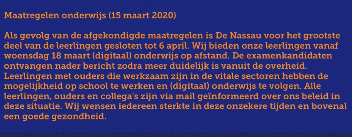 #onderwijs #corona #gezondheid