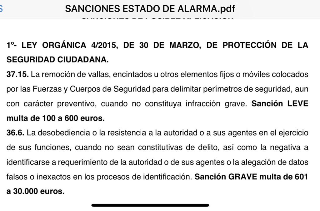 🔊👮🏻Ante alarma social generada por difusión en RRSS de vídeo de ciudadano incumpliendo RD de #estadodealarma y alentando a desobediencia civil, @policialalaguna informa: Se ha procedido a evacuar informe-denuncia a Subdelegación de Gob para imposición de sanción que corresponda.