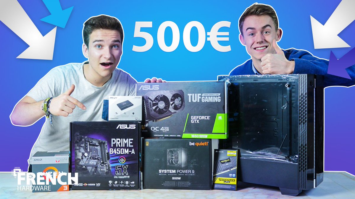FRhardware's tweet image. #CONCOURS 🎁 ! PC GAMER 500€ (plutôt 600€)
1650 SUPER x 16Go x 3200G 😱
Lien participation : bit.ly/3a4OdsU

👉Follow @FlowUPofficiel 
@FRhardware @CybertekConcept @AsusFrance @AMD_France @bequietofficial 

+ RT☑️

Abonne-toi : youtu.be/HOqcr6XApEM