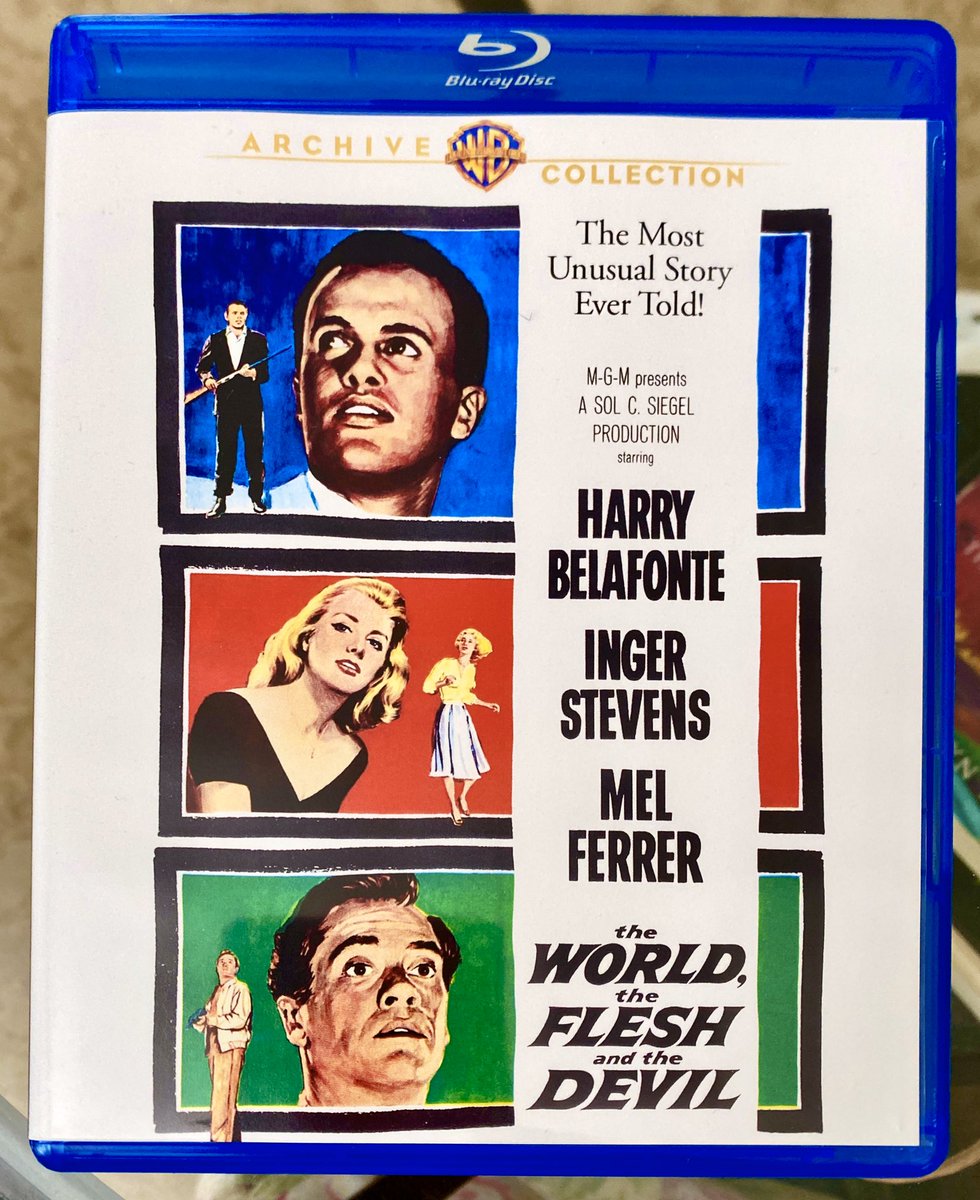 SickEntyred2020's tweet photo. Another classic I’ve never seen. “The World, The Flesh and the Devil”. @warnerarchive #bluray #physicalmedia #physicalmediaforever #blurayaddict #classicmovies #oldmoviesarethebest #physicalmediaorbust #discornothing #idontdodigital #streamingsucks https://t.co/X2CjlKjL3e https://t.co/uWVuKrxBmt