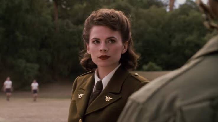 8 | PEGGY CARTER from the MCUSHE!!!!!!! i believe i was 7 when i watched this movie and i’ve always been sooooo gay for her........ smart, fierce, powerful, independent, fair, caring—