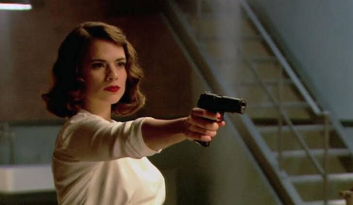 8 | PEGGY CARTER from the MCUSHE!!!!!!! i believe i was 7 when i watched this movie and i’ve always been sooooo gay for her........ smart, fierce, powerful, independent, fair, caring—