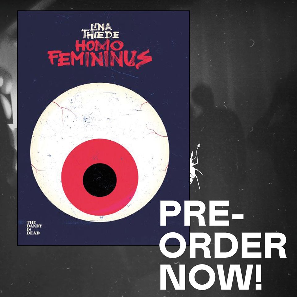 thedandyisdead's tweet image. Am 01.04. erscheint Lina Thiedes dystopischer Roman HOMO FEMININUS und kann ab jetzt vorbestellt werden!
224 böse Seiten.
Ein Softcover.
Mit Schutzumschlag!
Mit … fünf Schutzumschlägen!
Wählt euer Auge.
#buecherhamstern #buchtipp #buchblogger #lesehunger #leseliebe #dystopie