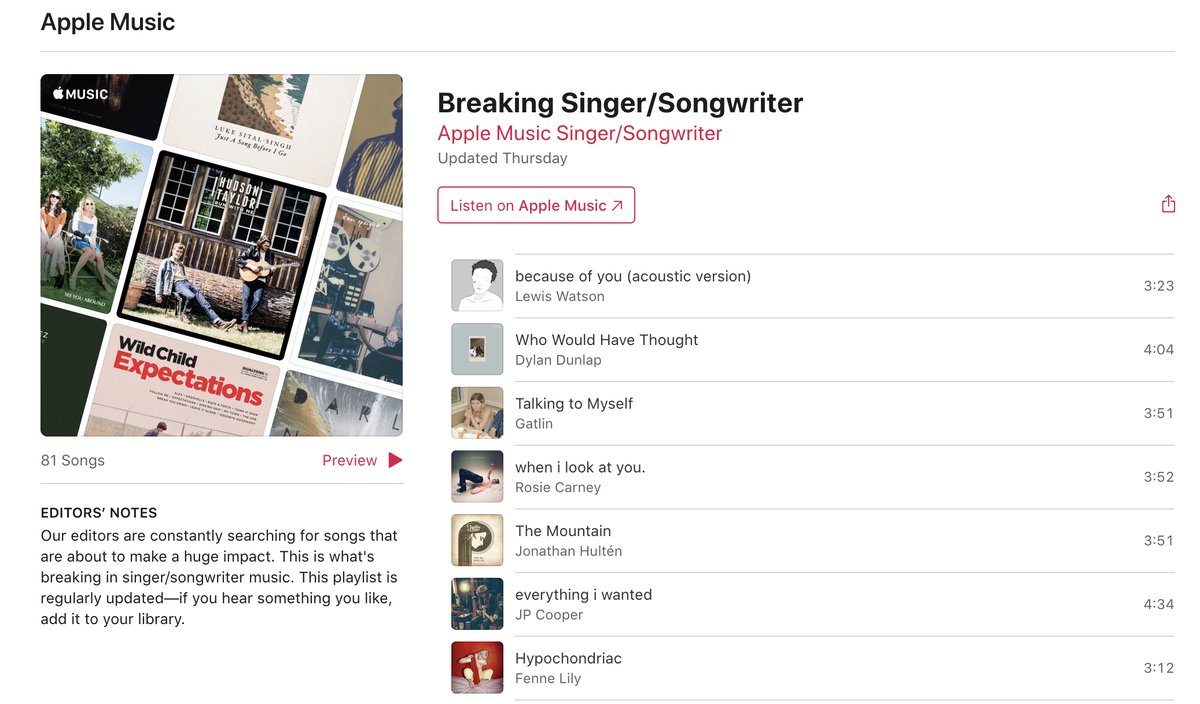 jaycohenmusic's tweet photo. Thank you @AppleMusic and @Shazam for the support for the new @iamdylandunlap single 'Who Would Have Thought'. If you haven't yet, listen here: https://t.co/okILJMFd0i #wwht #preach https://t.co/bvbb8GtohS