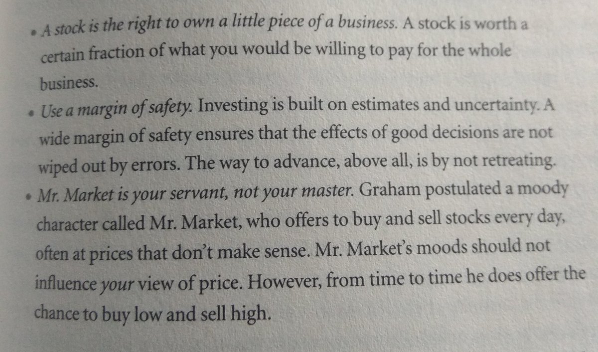 rupaladhikary's tweet photo. 'The Intelligent Investor' book in a nutshell.

Source: Alice Schroeder's book 'The Snowball' https://t.co/q0Xta57uoq