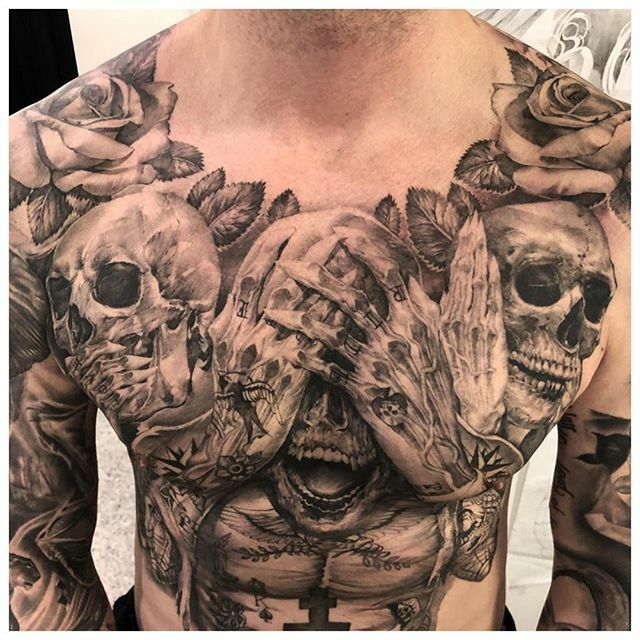 See no evil Hear no evil Speak no evil skull designs