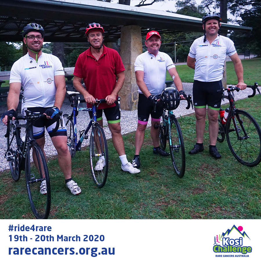 RareCancers's tweet photo. #KosiChallenge | It's Kosi week! Our Southern Highland riders where out and about on the weekend getting ready to join the #ride4rare peloton for this weeks 213km ride from Canberra to Thredbo. https://t.co/64CSXyjC3o
