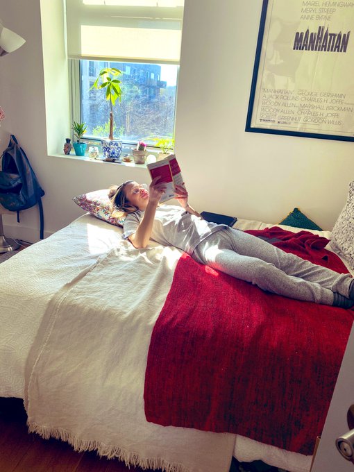 this cute &amp; cuddly baby enjoying her alone time 🥰 https://t.co/7h2dPUgGb9